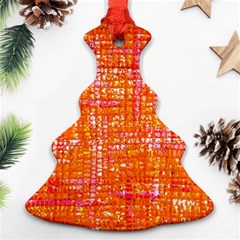 Mosaic Tapestry Christmas Tree Ornament (two Sides) by essentialimage