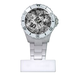 Sex Painting Word Letters Plastic Nurses Watch by Dutashop