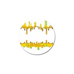 Dripping Paint In Wonderful Colors Golf Ball Marker (10 pack) Front