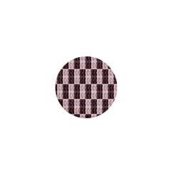 Rosegold Beads Chessboard 1  Mini Buttons by Sparkle