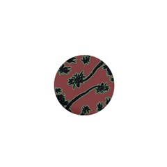 Tropical Style Floral Motif Print Pattern 1  Mini Buttons by dflcprintsclothing