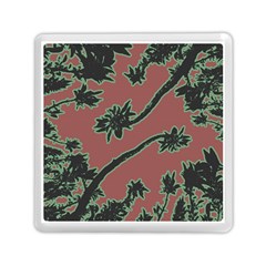 Tropical Style Floral Motif Print Pattern Memory Card Reader (square) by dflcprintsclothing