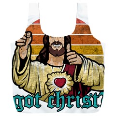 Got Christ? Full Print Recycle Bag (xxxl) by Valentinaart