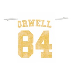 Orwell 84 Lightweight Drawstring Pouch (m) by Valentinaart