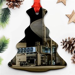 Montevideo Airport Night Scene, Uruguay Ornament (christmas Tree)  by dflcprintsclothing