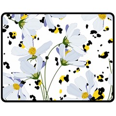 Tree Poppies  Double Sided Fleece Blanket (medium)  by Sobalvarro
