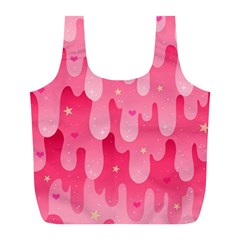 Rose Slime  Full Print Recycle Bag (l) by Sobalvarro