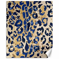 Leopard Skin  Canvas 11  X 14  by Sobalvarro
