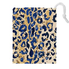 Leopard Skin  Drawstring Pouch (5xl) by Sobalvarro