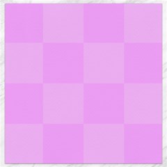 Pink Gingham Check Squares Canvas 12  X 12  by yoursparklingshop