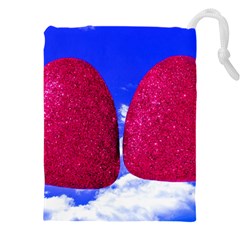 Two Hearts Drawstring Pouch (4xl) by essentialimage