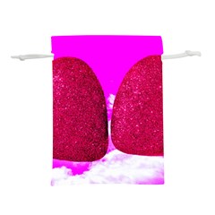 Two Hearts Lightweight Drawstring Pouch (l) by essentialimage