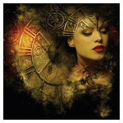 Surreal Steampunk Queen From Fonebook Long Sheer Chiffon Scarf  by 2853937