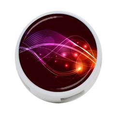 Colorful Arcs In Neon Light, Graphic Art 4-port Usb Hub (two Sides) by picsaspassion
