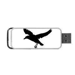 Seagull Flying Silhouette Drawing 2 Portable Usb Flash (one Side) by dflcprintsclothing