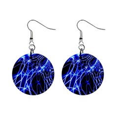 Lines Flash Light Mystical Fantasy Mini Button Earrings by Dutashop
