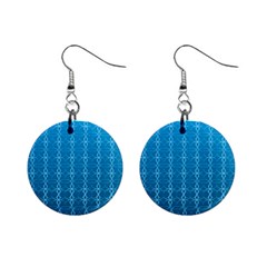 Background Texture Pattern Blue Mini Button Earrings by Dutashop