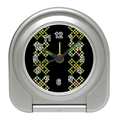 Pattern Background Vector Seamless Travel Alarm Clock by Dutashop