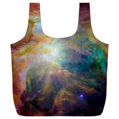 Colorful Galaxy Full Print Recycle Bag (xxl) by ExtraAwesomeSauce