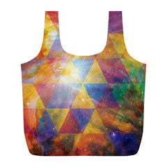 Space Design Full Print Recycle Bag (l) by ExtraAwesomeSauce