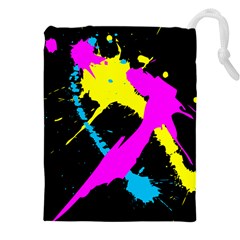 Splatter Splatter Drawstring Pouch (5xl) by ExtraAwesomeSauce
