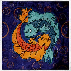 Koi Fish Canvas 16  X 16  by ExtraAwesomeSauce