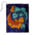 Koi Fish Drawstring Pouch (4XL) Back