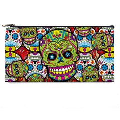 Sugar Skulls Pencil Case by ExtraAwesomeSauce