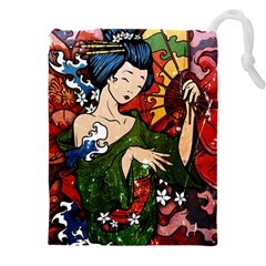 Geisha Geisha Drawstring Pouch (4xl) by ExtraAwesomeSauce
