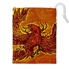 Phoenix Rising Drawstring Pouch (4xl) by ExtraAwesomeSauce