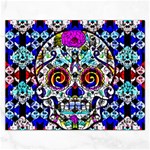 Sugar Skull Pattern 2 Rectangular Jigsaw Puzzl Front