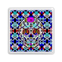 Sugar Skull Pattern 2 Memory Card Reader (square) by ExtraAwesomeSauce