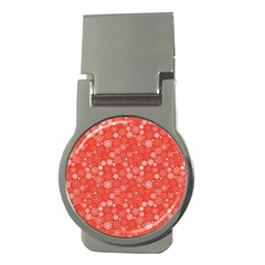 Christmas Snowflakes Money Clips (round)  by ExtraAwesomeSauce