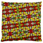 Leaves Pattern Large Flano Cushion Case (Two Sides) Front