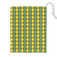 Native American Pattern Drawstring Pouch (4xl) by ExtraAwesomeSauce