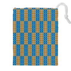Tartan Pattern Drawstring Pouch (5xl) by ExtraAwesomeSauce