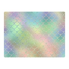 Pastel Mermaid Sparkles Double Sided Flano Blanket (mini) by retrotoomoderndesigns