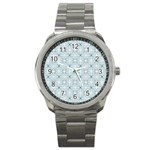 Tulip  flower  Sport Metal Watch Front
