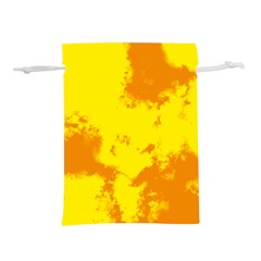 Textureorangejaune Lightweight Drawstring Pouch (l) by kcreatif