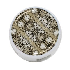 Vintage Ornate Interlace Pattern 4-port Usb Hub (one Side) by dflcprintsclothing