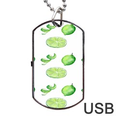 Lemon Dog Tag Usb Flash (one Side) by Sparkle