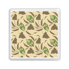 Folk Floral Pattern  Flowers Print  Memory Card Reader (square) by Eskimos