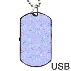 Circle Dog Tag Usb Flash (two Sides) by SychEva