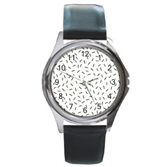 Rain  Round Metal Watch by Sobalvarro