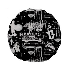 Skater-underground2 Standard 15  Premium Round Cushions by PollyParadise