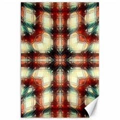 Royal Plaid  Canvas 20  X 30  by LW41021