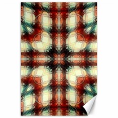 Royal Plaid  Canvas 24  X 36  by LW41021