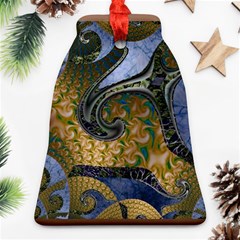 Sea Of Wonder Bell Ornament (two Sides) by LW41021