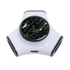 Dragon Scales 3-port Usb Hub by PollyParadise