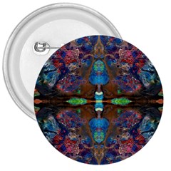 Abstract Marbling Painting Repeats 3  Buttons by kaleidomarblingart